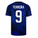 Förenta staterna Jesus Ferreira #9 Replika Borta matchkläder VM 2022 Korta ärmar